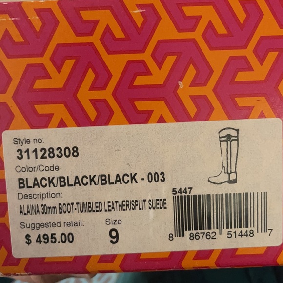 Tory Burch alaina 30mm boot tumbled leather suede - Picture 8 of 11